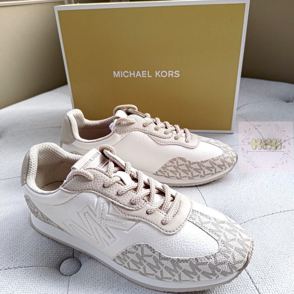 Michael Kors Essex Mixed-Media Trainer - Picture 10 of 12
